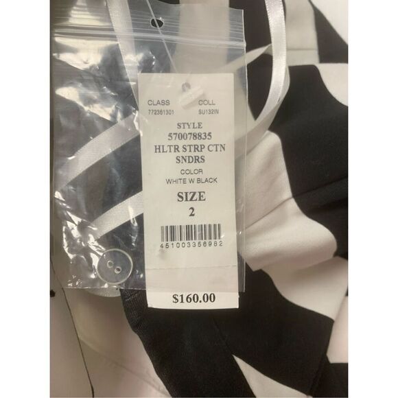 NWT White House Black Market Halter Dress - Picture 8 of 13